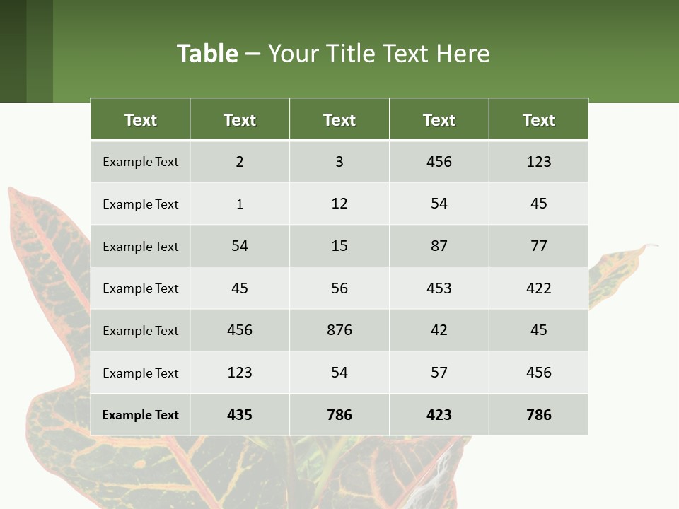 Indoor Plant PowerPoint Template