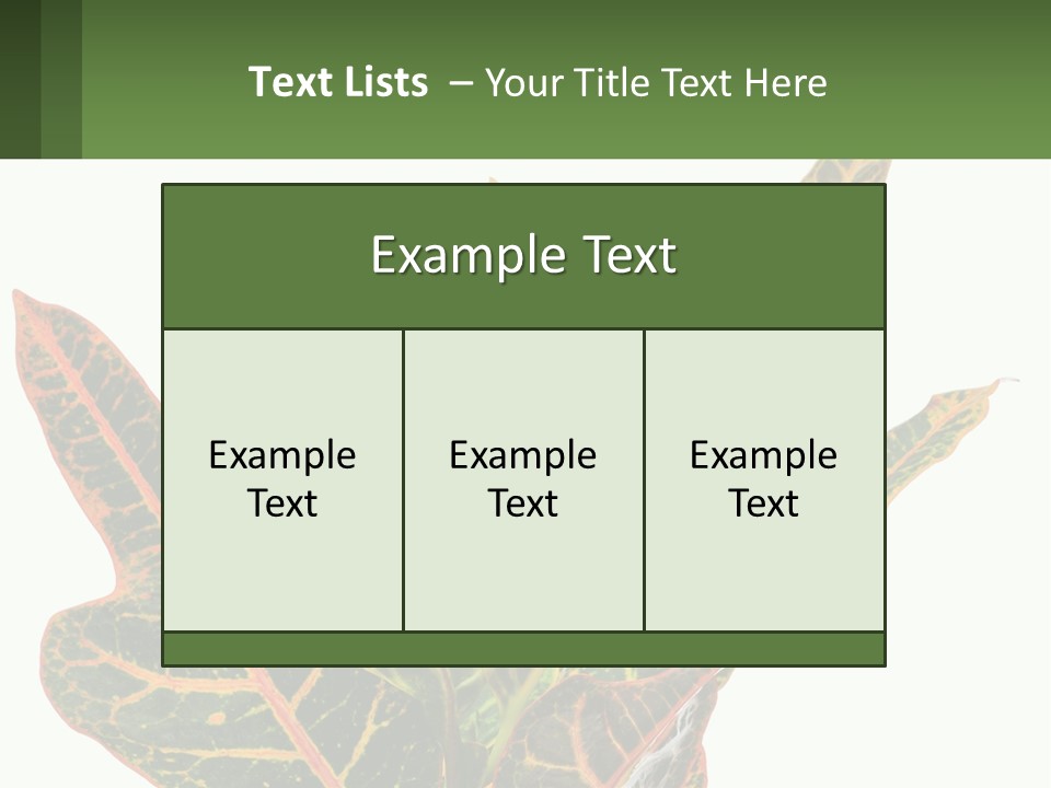 Indoor Plant PowerPoint Template