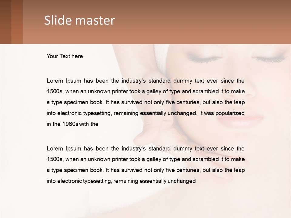 Facial Massage PowerPoint Template
