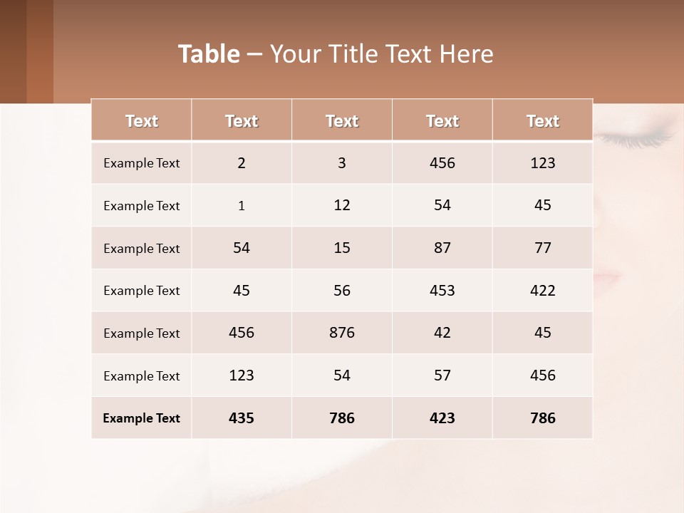 Facial Massage PowerPoint Template