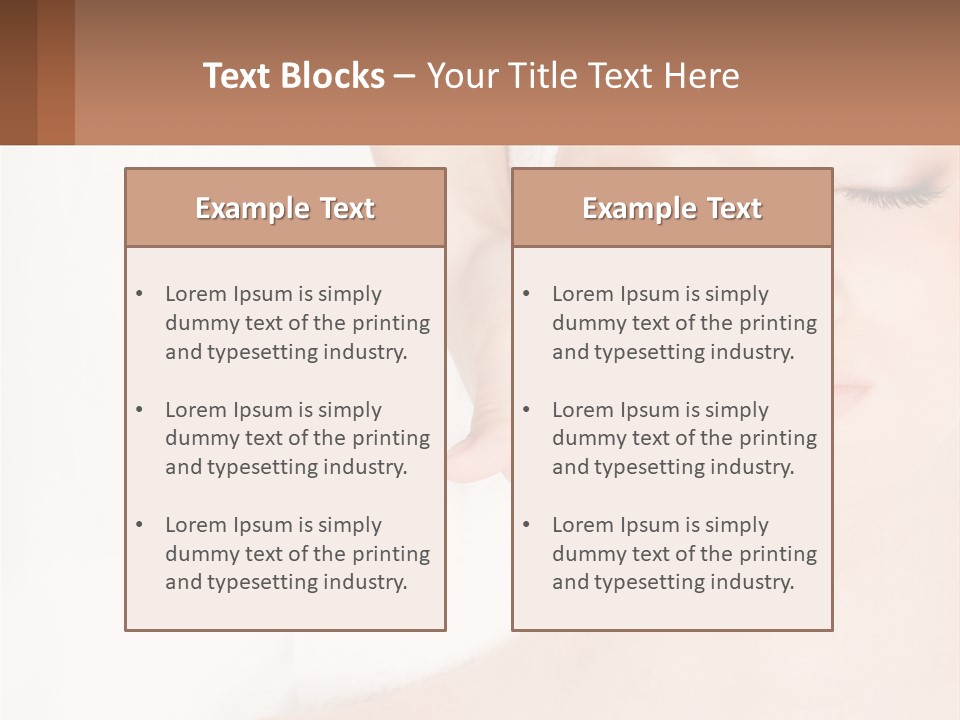 Facial Massage PowerPoint Template