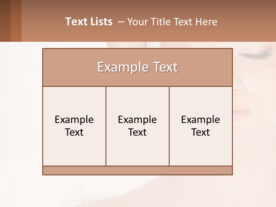 Facial Massage PowerPoint Template