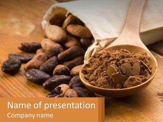 Ground Coffee PowerPoint Template