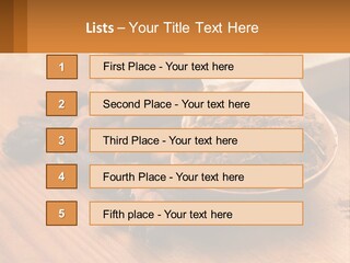 Ground Coffee PowerPoint Template