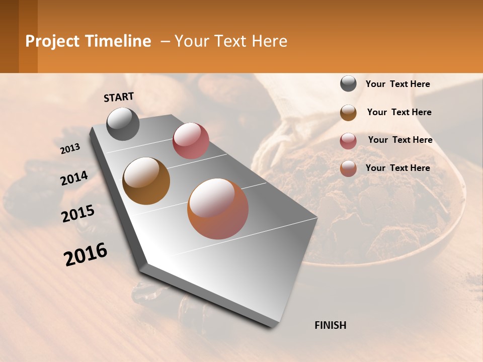 Ground Coffee PowerPoint Template