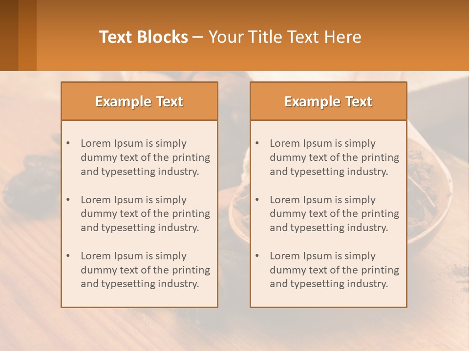 Ground Coffee PowerPoint Template