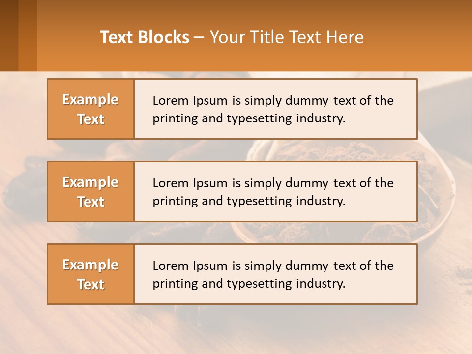 Ground Coffee PowerPoint Template