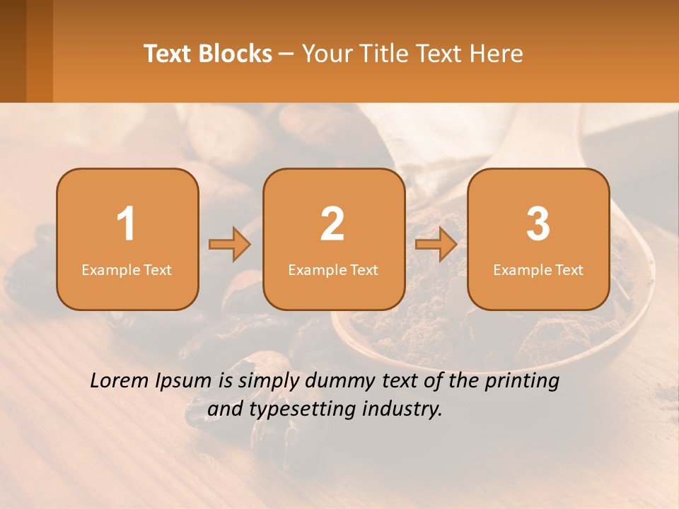 Ground Coffee PowerPoint Template