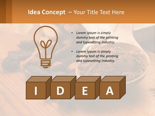 Ground Coffee PowerPoint Template
