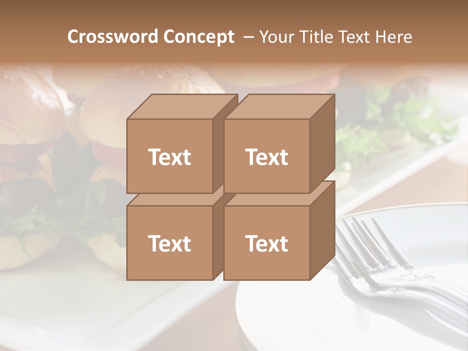 Mini Burgers PowerPoint Template