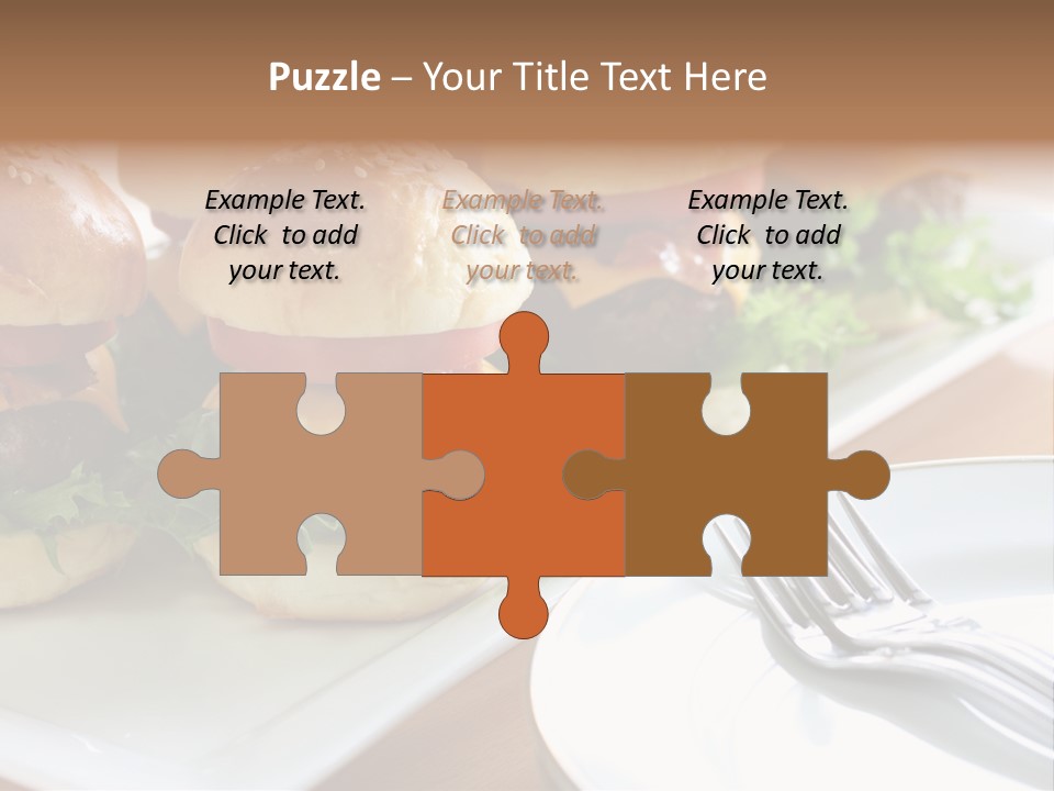 Mini Burgers PowerPoint Template