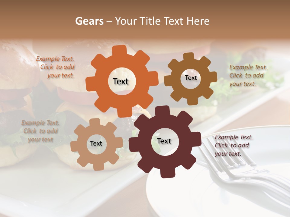 Mini Burgers PowerPoint Template