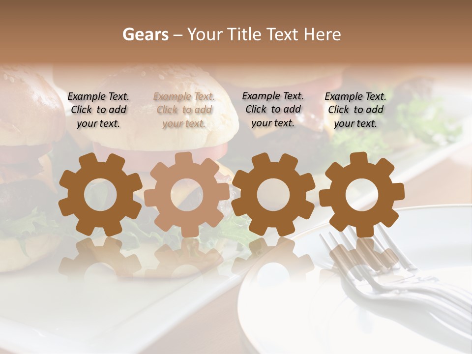 Mini Burgers PowerPoint Template