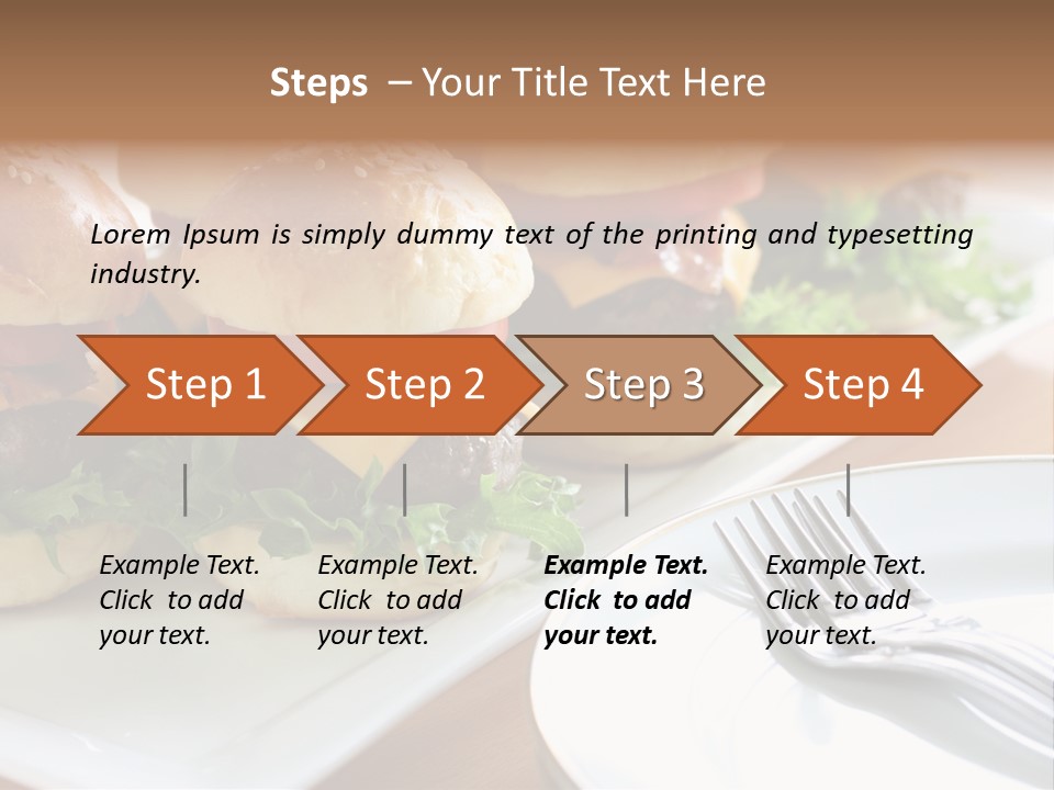 Mini Burgers PowerPoint Template