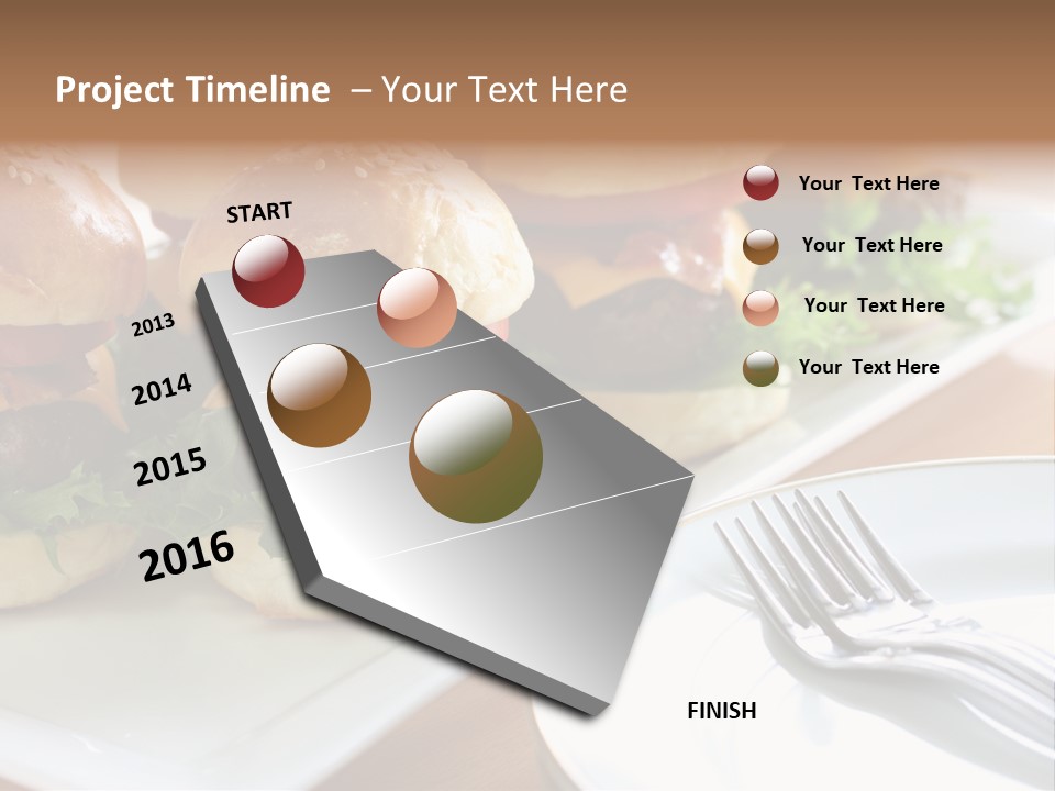 Mini Burgers PowerPoint Template