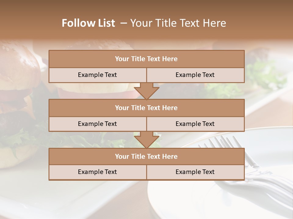 Mini Burgers PowerPoint Template
