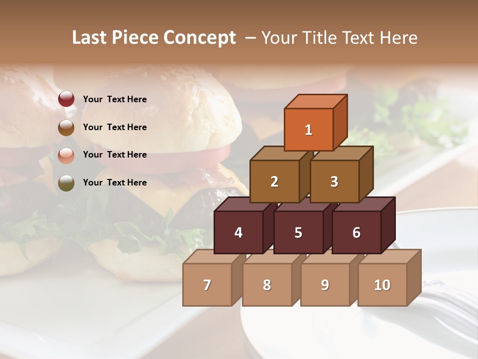 Mini Burgers PowerPoint Template