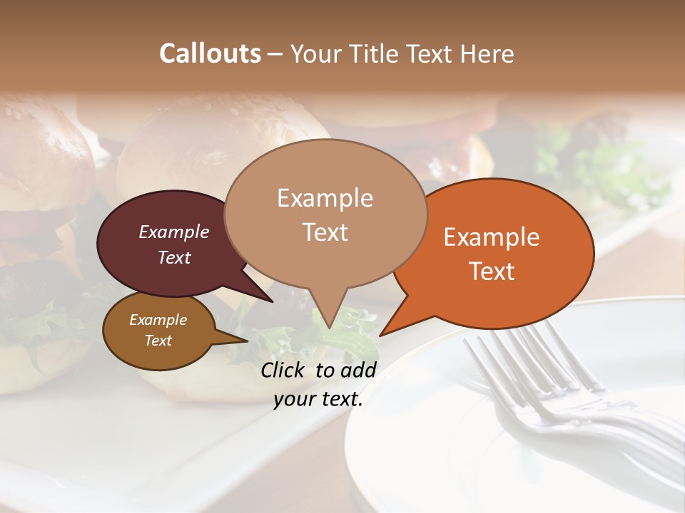 Mini Burgers PowerPoint Template