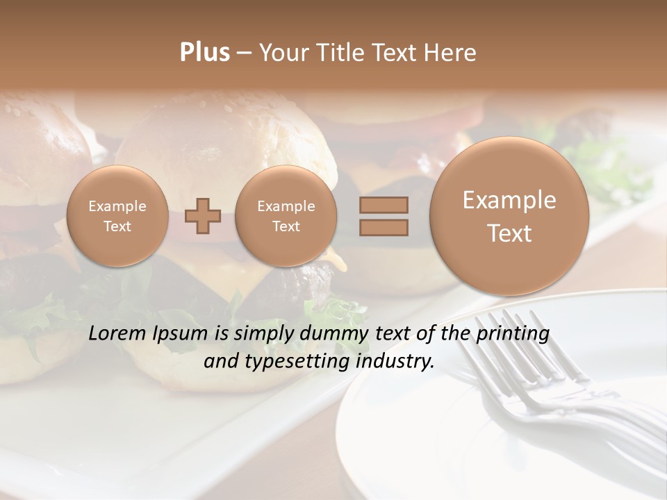 Mini Burgers PowerPoint Template