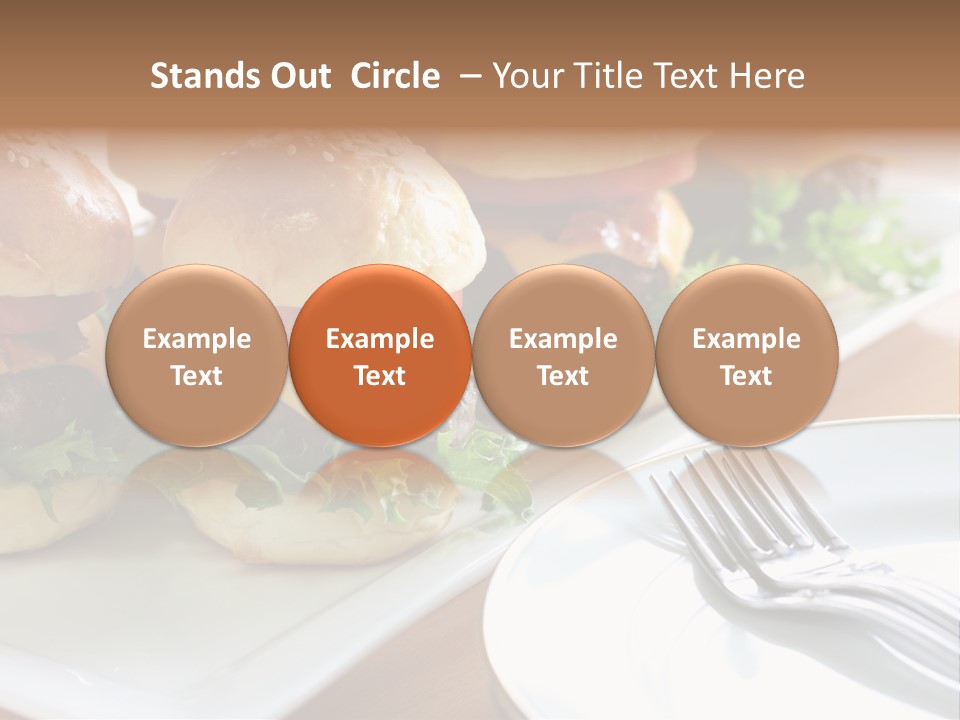 Mini Burgers PowerPoint Template