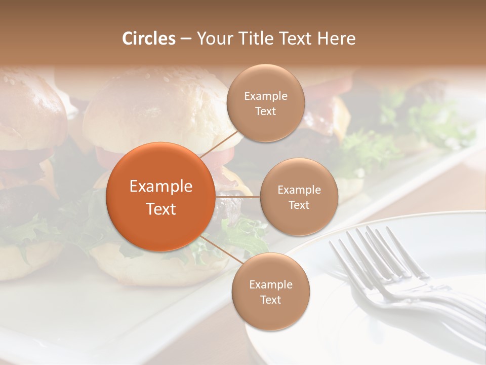 Mini Burgers PowerPoint Template