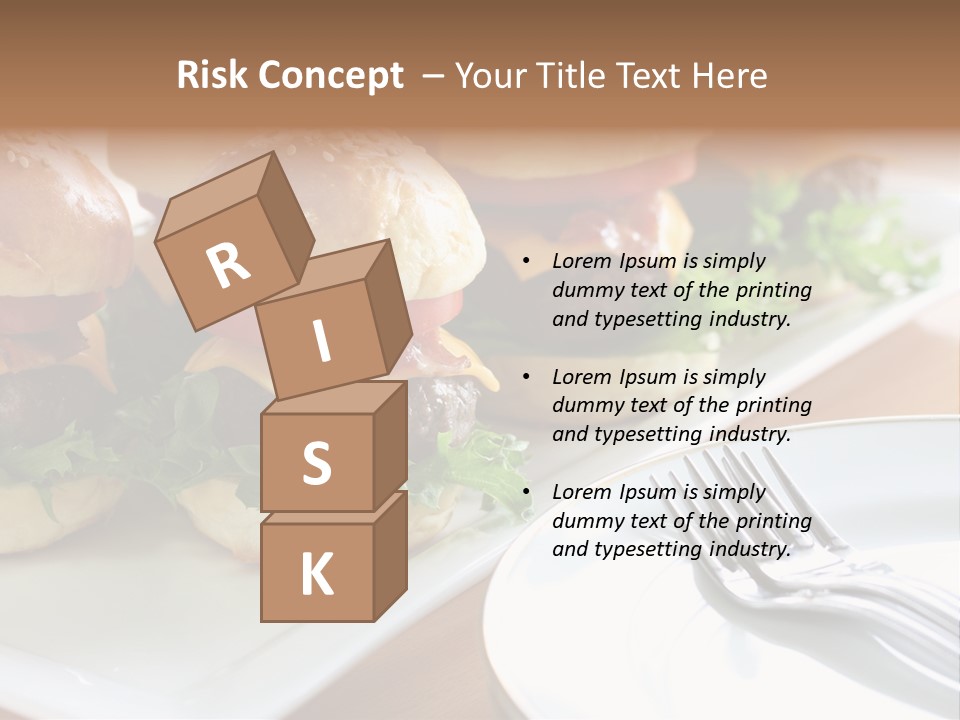 Mini Burgers PowerPoint Template