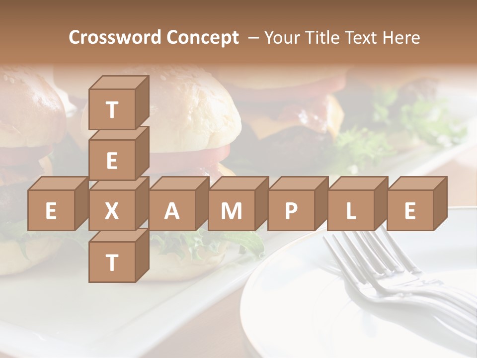 Mini Burgers PowerPoint Template