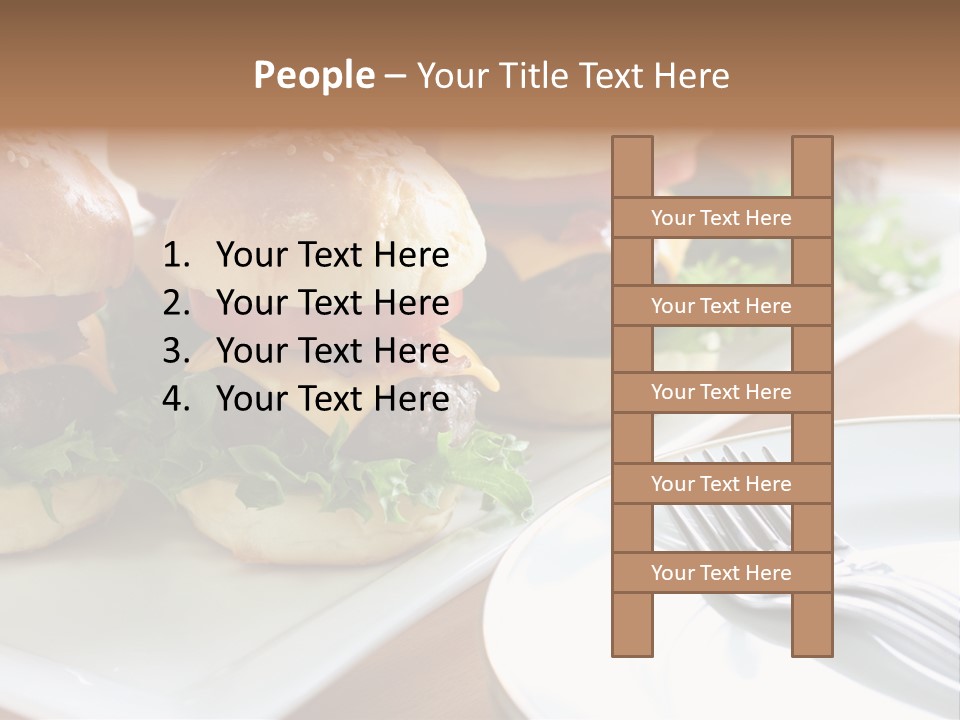 Mini Burgers PowerPoint Template