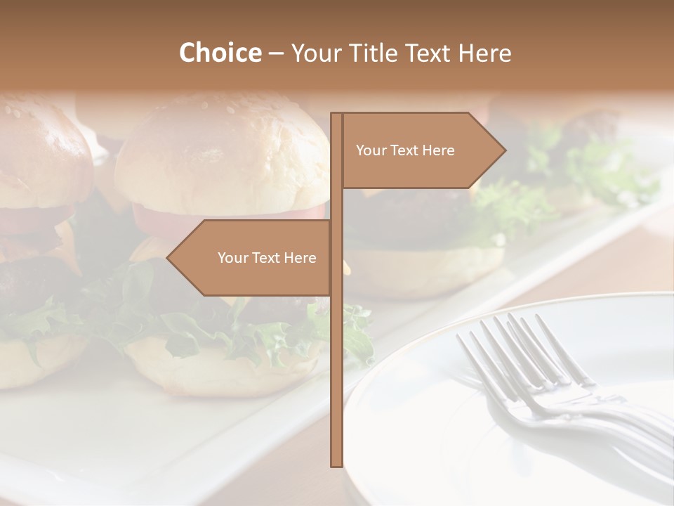 Mini Burgers PowerPoint Template