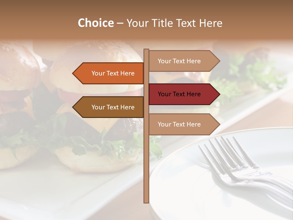 Mini Burgers PowerPoint Template