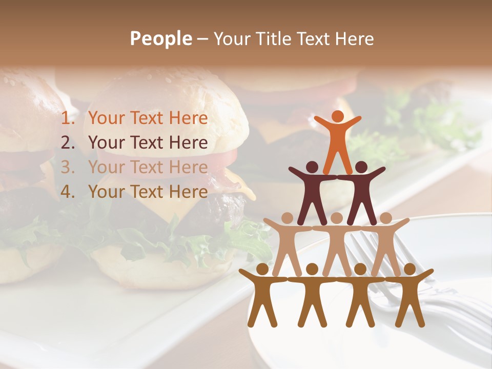 Mini Burgers PowerPoint Template