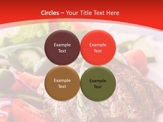 Steak With Vegetables PowerPoint Template