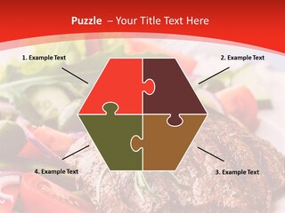 Steak With Vegetables PowerPoint Template