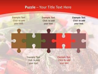 Steak With Vegetables PowerPoint Template