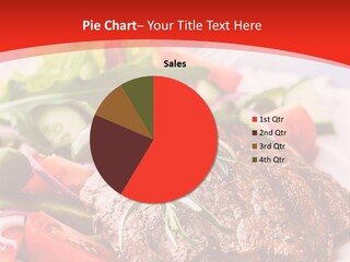 Steak With Vegetables PowerPoint Template