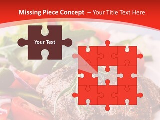 Steak With Vegetables PowerPoint Template