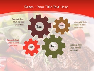Steak With Vegetables PowerPoint Template