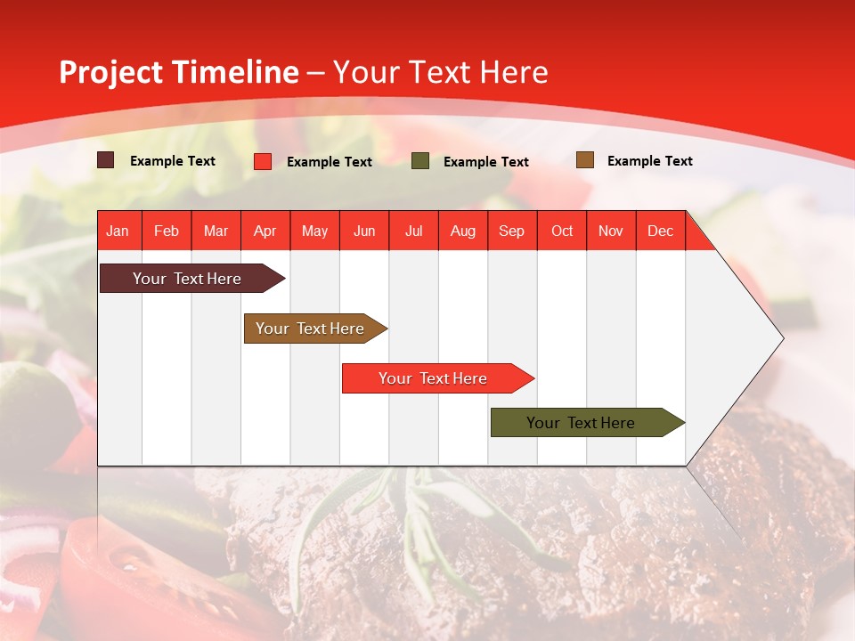 Steak With Vegetables PowerPoint Template