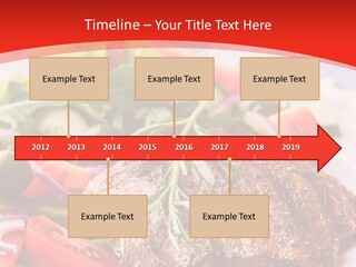 Steak With Vegetables PowerPoint Template