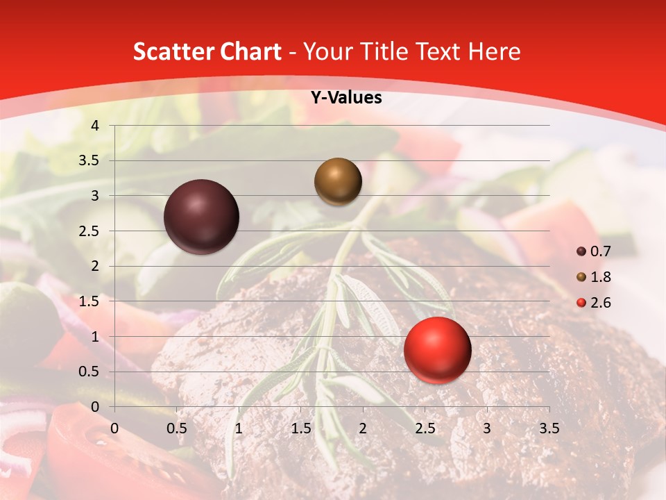 Steak With Vegetables PowerPoint Template