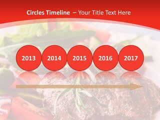 Steak With Vegetables PowerPoint Template