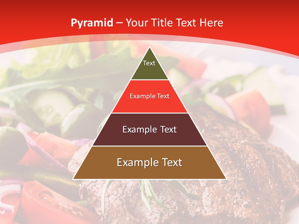 Steak With Vegetables PowerPoint Template