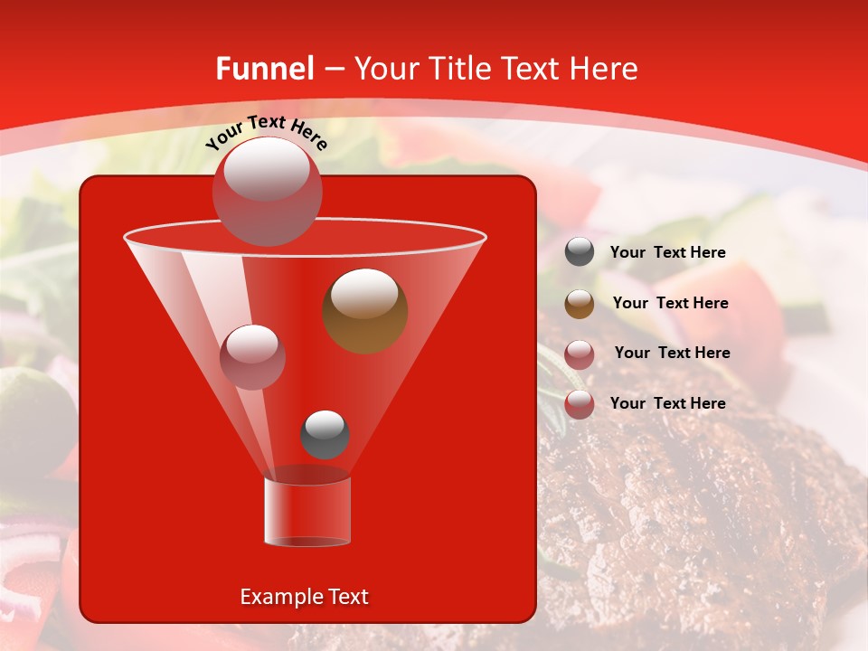 Steak With Vegetables PowerPoint Template