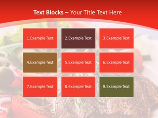 Steak With Vegetables PowerPoint Template