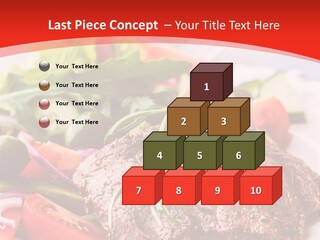 Steak With Vegetables PowerPoint Template