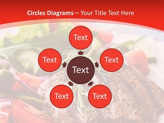 Steak With Vegetables PowerPoint Template