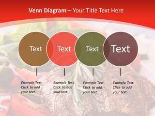 Steak With Vegetables PowerPoint Template