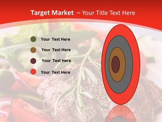 Steak With Vegetables PowerPoint Template