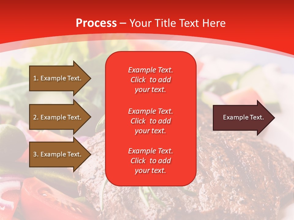 Steak With Vegetables PowerPoint Template