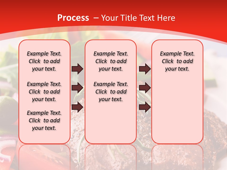 Steak With Vegetables PowerPoint Template